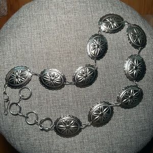 Urban Outfitters Silver Metal Belt